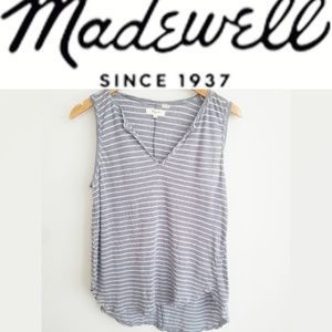 Madewell high low tank top!